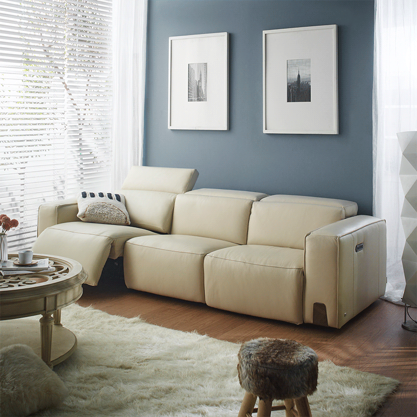 A0371Leather Recliner Sofa