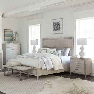 1003 Lilly-BRMPanel Bed (침대+협탁+화장대)