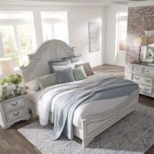 244 MagnoliaPanel Bed (침대+협탁+화장대)