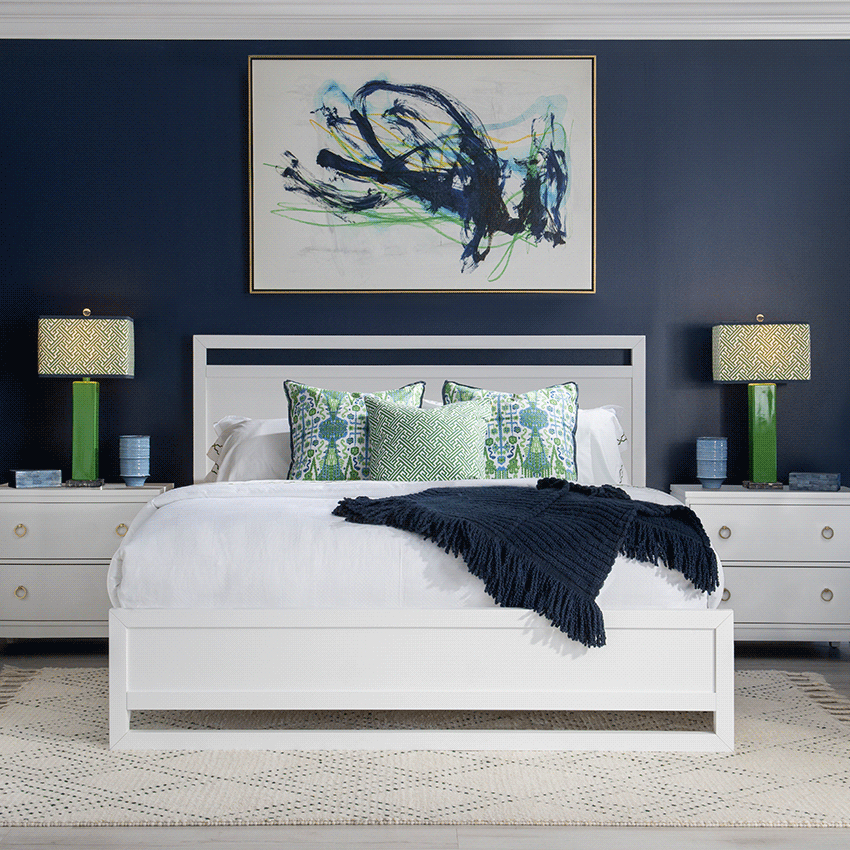 Summerland 1160Panel Bed (침대+협탁+화장대)