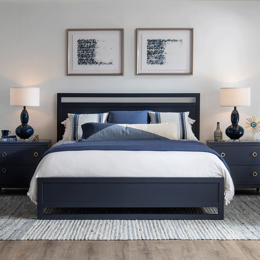 Summerland 1162Panel Bed (침대+협탁+화장대)