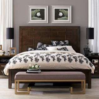 1261 Queen Panel Bed (침대)