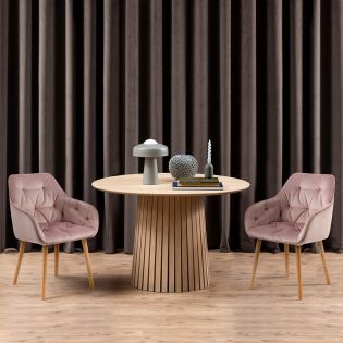  Christo  Dining Set (1 Table + 4 Chairs)