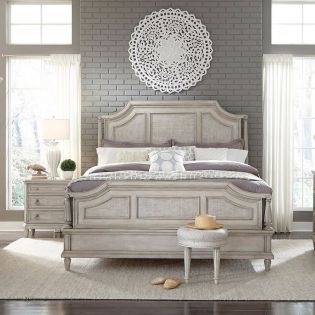 1009-P123Panel Bed (침대+협탁+화장대)