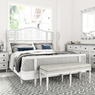 Somerton 303145Upholstered Panel Bed