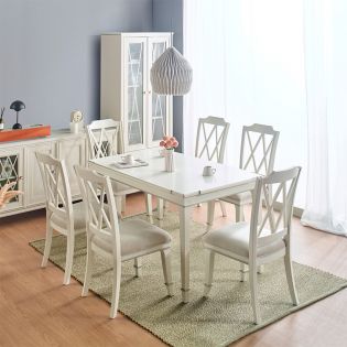 DR5958-6Rectangular Dining Set