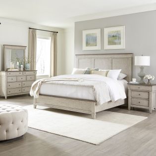 457 Ivy HollowPanel Bed (침대+협탁+화장대)