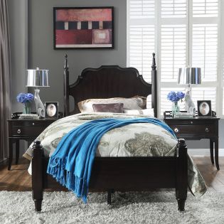 YB1301-1200Single Poster Bed