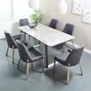 Valencia-6Extension Ceramic Dining Set