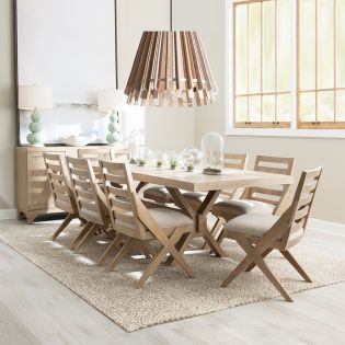 Lattice 0530Extension Dining Set