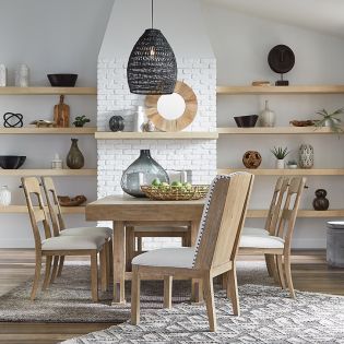 D5487-8Extension Dining Set