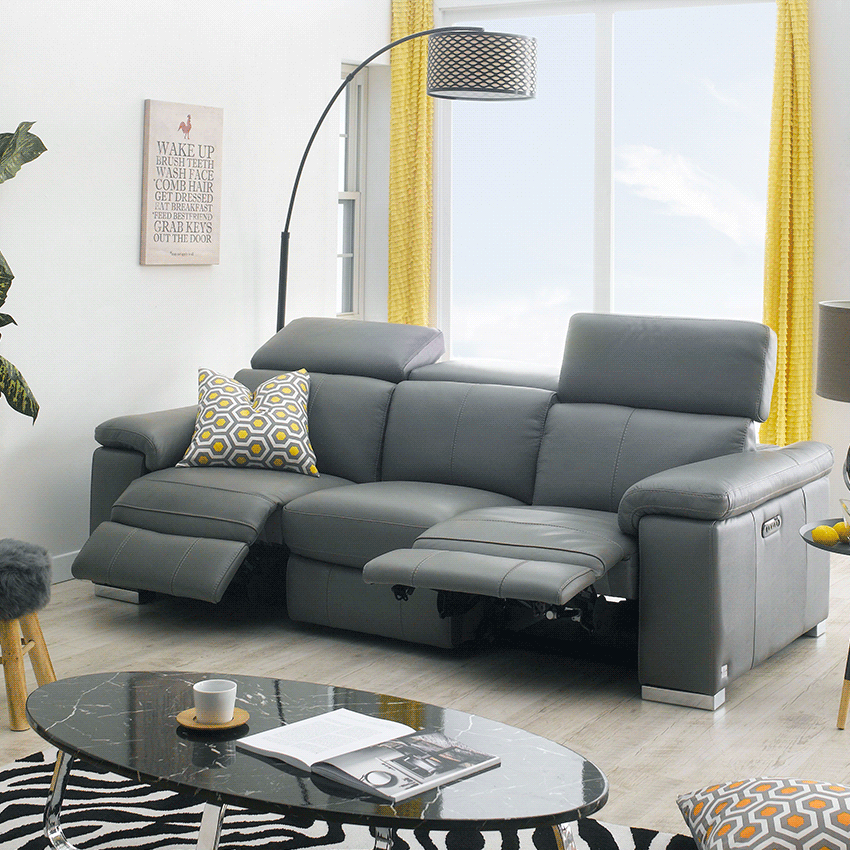 RS-11325M1Leather Recliner Sofa