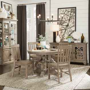 D4646-4DRound Dining Set