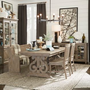 D4646-6DExtension Dining Set