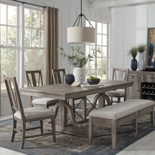 D4805-6DExtension Dining Set