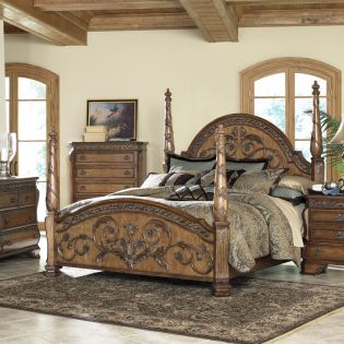 B620 King Poster Bed (침대)