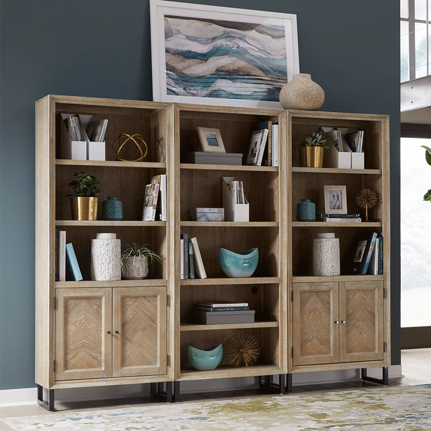 IHP-332-KHA Door Bookcase
